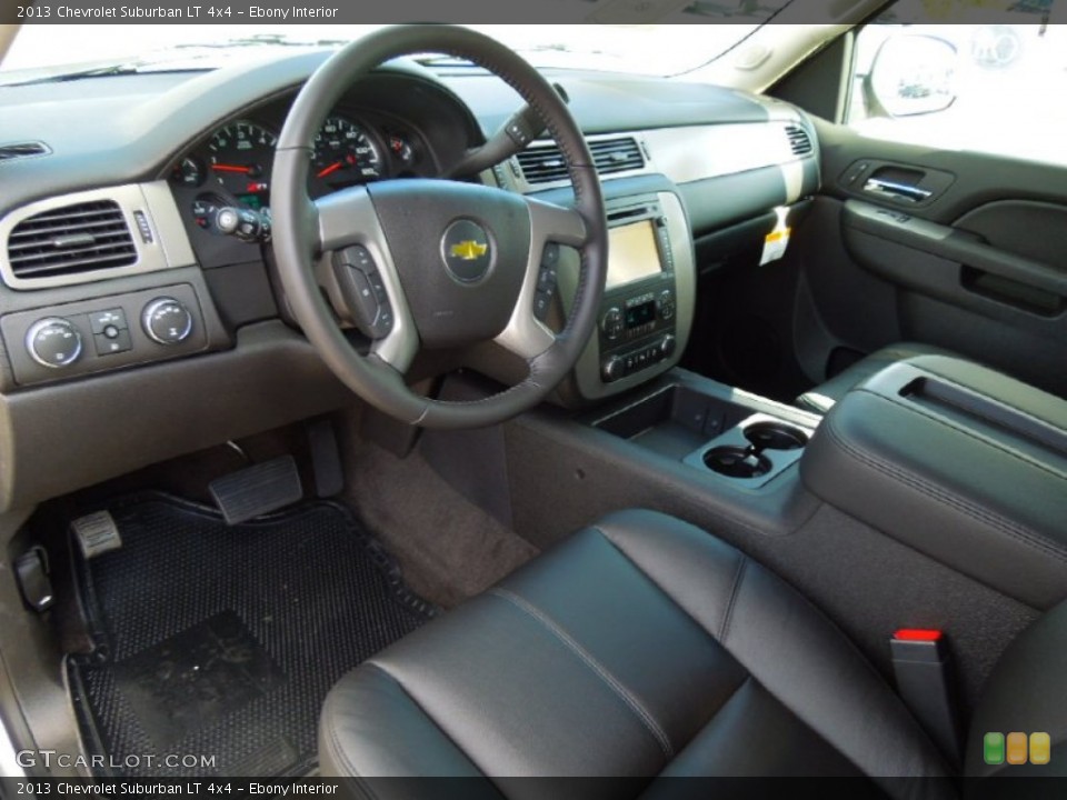 Ebony Interior Prime Interior for the 2013 Chevrolet Suburban LT 4x4 #71994477