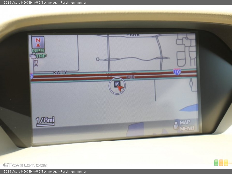 Parchment Interior Navigation for the 2013 Acura MDX SH-AWD Technology #71994576