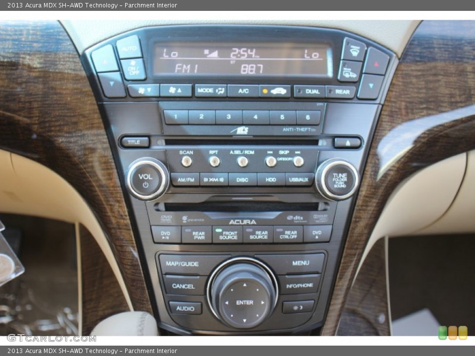 Parchment Interior Controls for the 2013 Acura MDX SH-AWD Technology #71994591