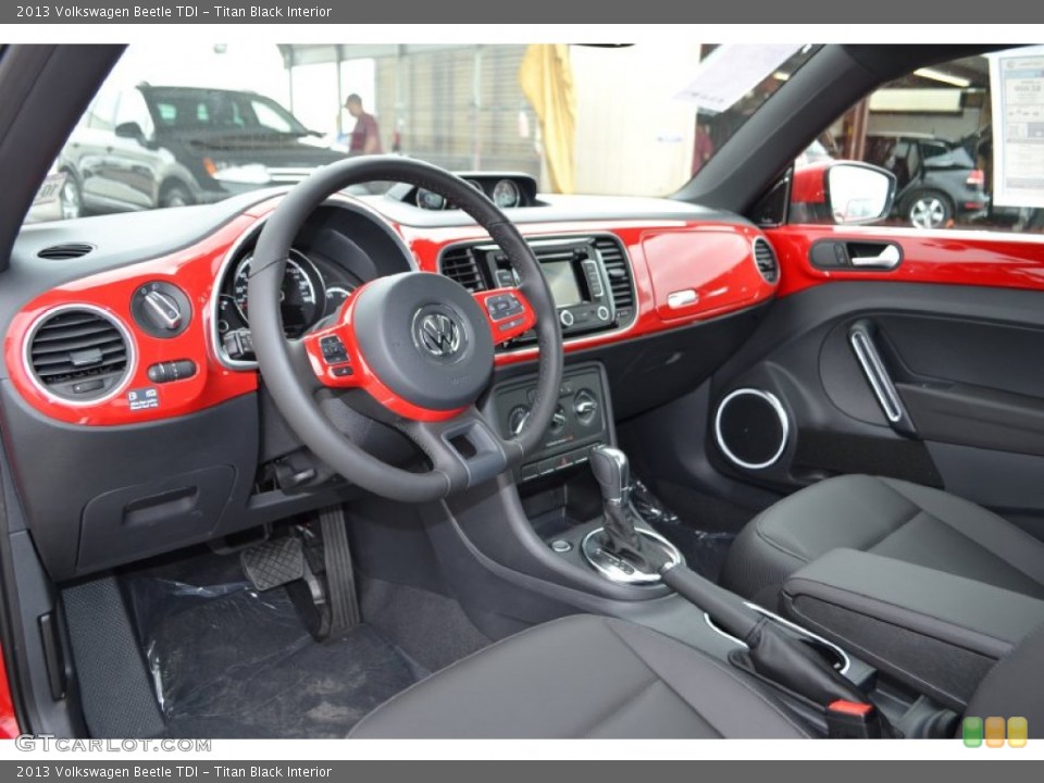 Titan Black Interior Prime Interior for the 2013 Volkswagen Beetle TDI #71997768