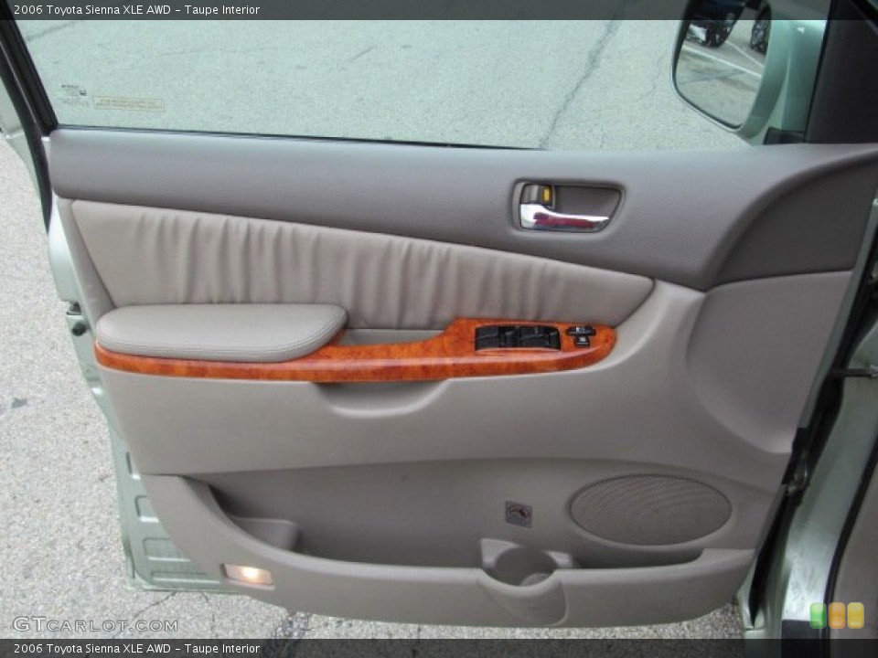 Taupe Interior Door Panel for the 2006 Toyota Sienna XLE AWD #71998128