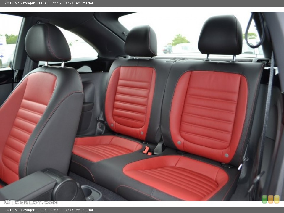 Black/Red Interior Photo for the 2013 Volkswagen Beetle Turbo #71998191