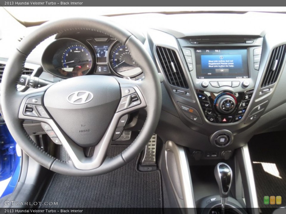 Black Interior Dashboard for the 2013 Hyundai Veloster Turbo #71998549