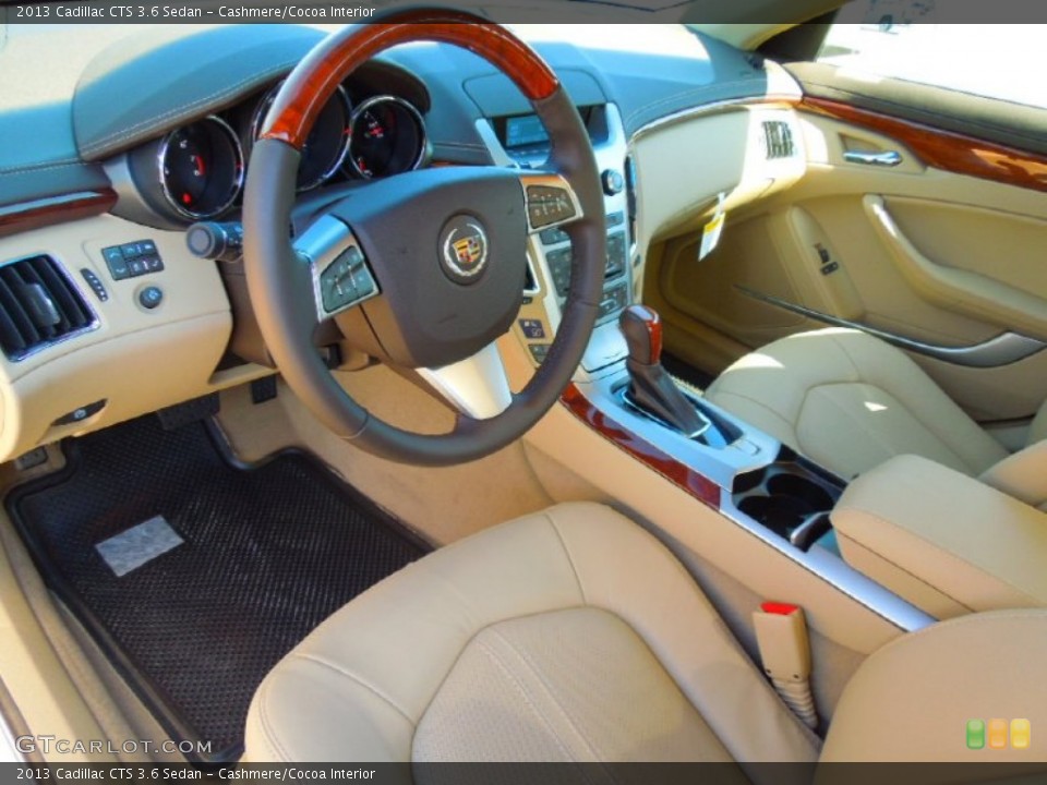 Cashmere/Cocoa Interior Prime Interior for the 2013 Cadillac CTS 3.6 Sedan #71999097