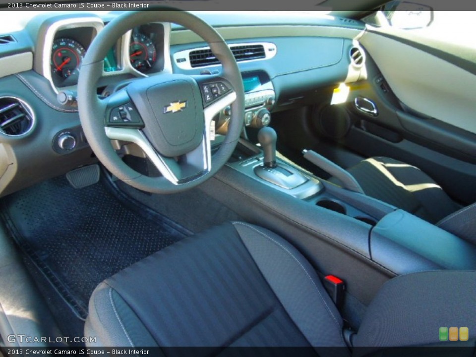 Black Interior Prime Interior for the 2013 Chevrolet Camaro LS Coupe #72000444