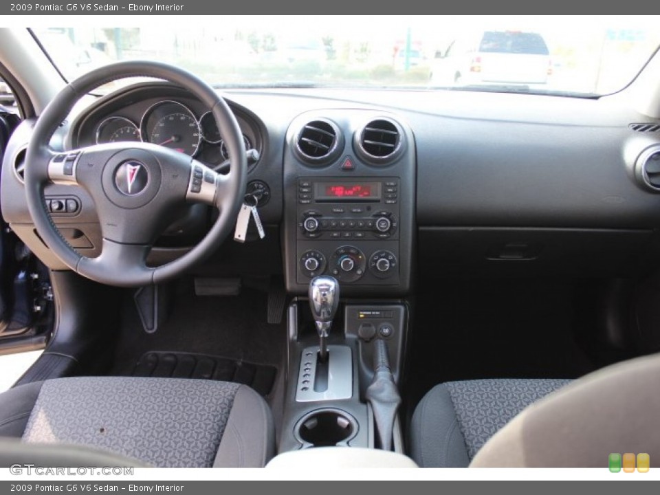 Ebony Interior Dashboard for the 2009 Pontiac G6 V6 Sedan #72001500
