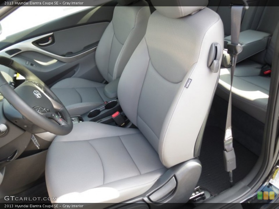 Gray Interior Front Seat for the 2013 Hyundai Elantra Coupe SE #72002226