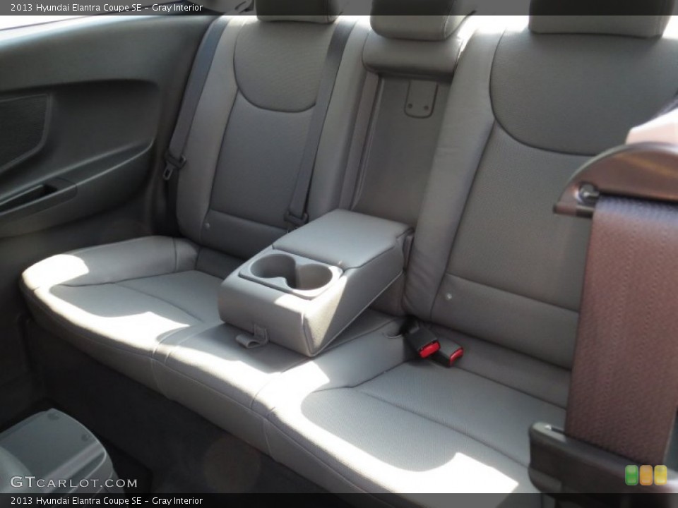 Gray Interior Rear Seat for the 2013 Hyundai Elantra Coupe SE #72002248