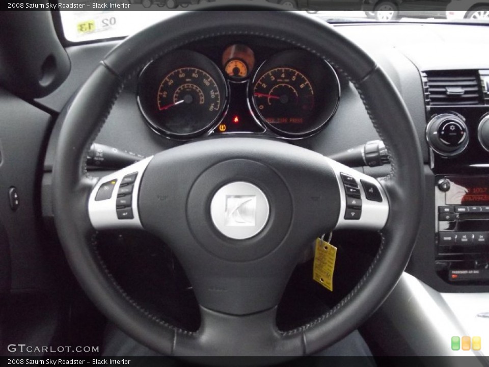 Black Interior Steering Wheel for the 2008 Saturn Sky Roadster #72002319