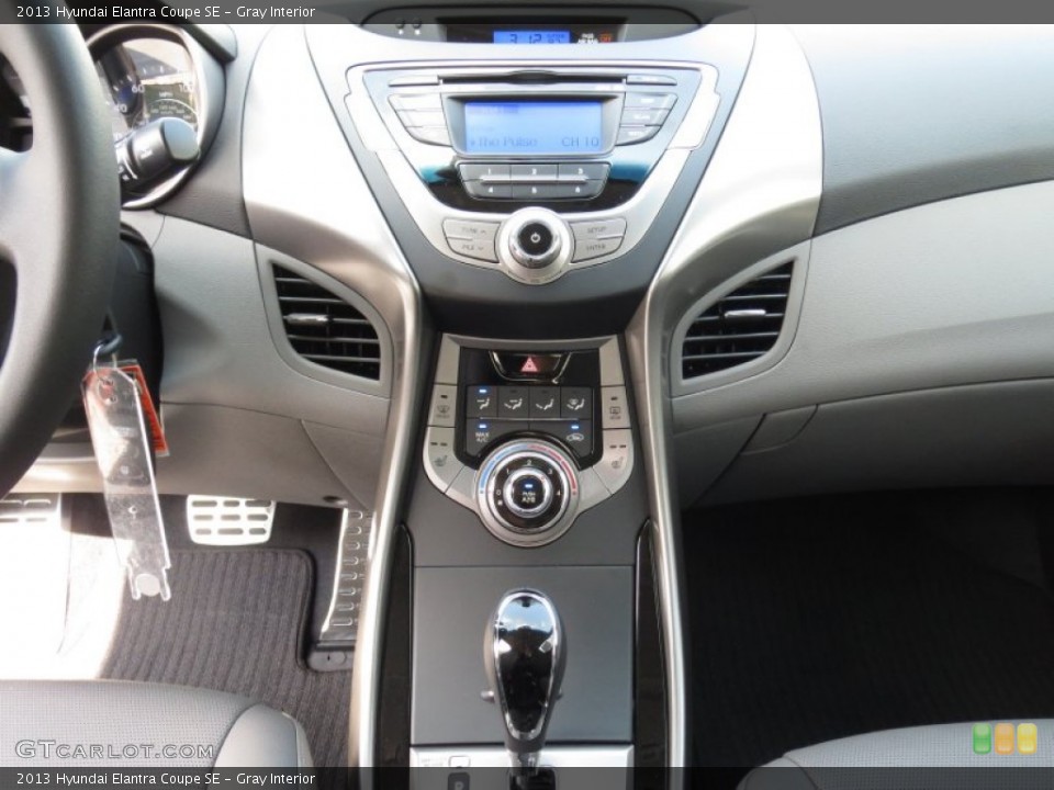 Gray Interior Controls for the 2013 Hyundai Elantra Coupe SE #72002322