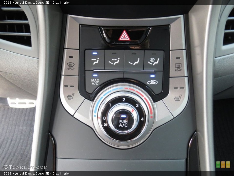Gray Interior Controls for the 2013 Hyundai Elantra Coupe SE #72002362