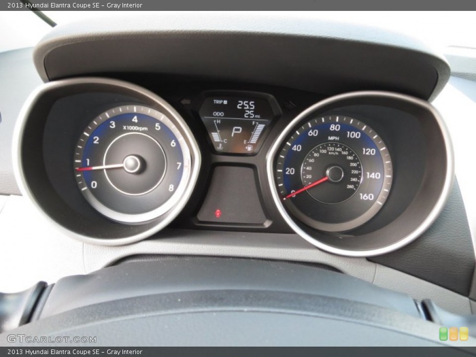 Gray Interior Gauges for the 2013 Hyundai Elantra Coupe SE #72002433