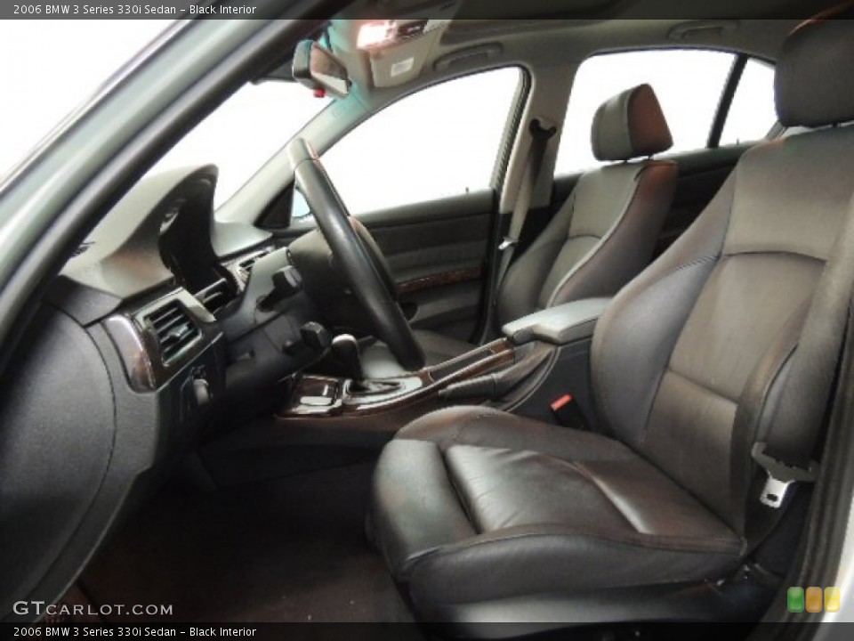 Black Interior Front Seat for the 2006 BMW 3 Series 330i Sedan #72002498