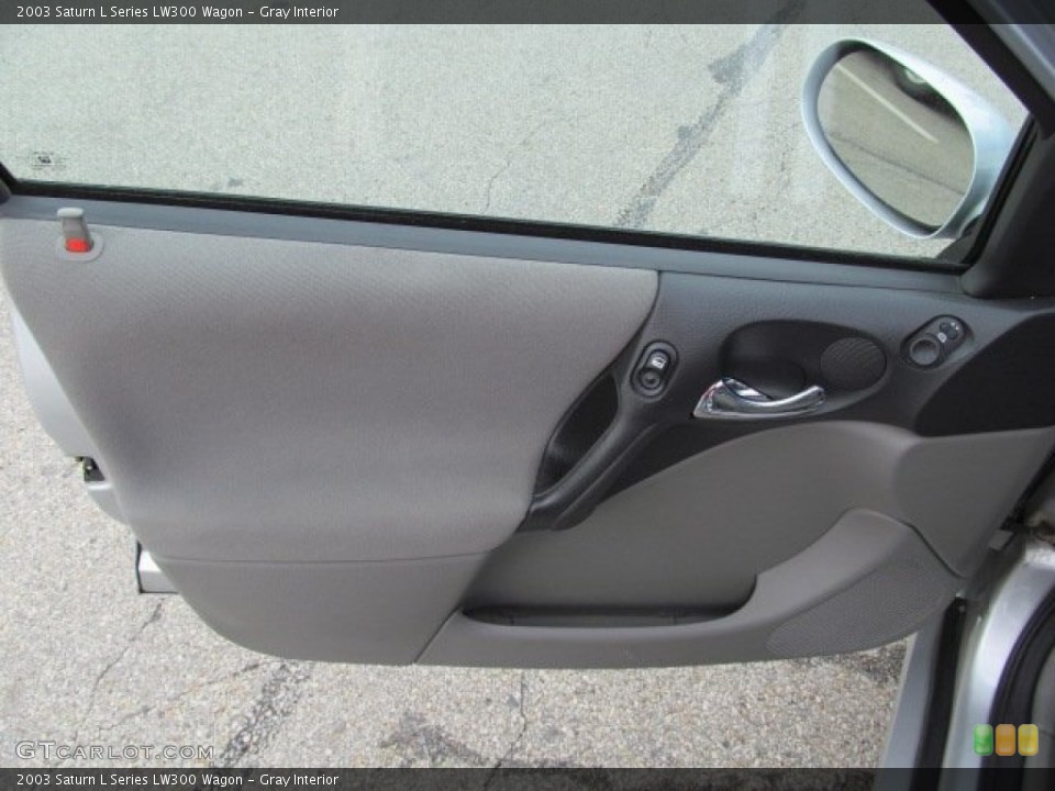 Gray Interior Door Panel for the 2003 Saturn L Series LW300 Wagon #72005049