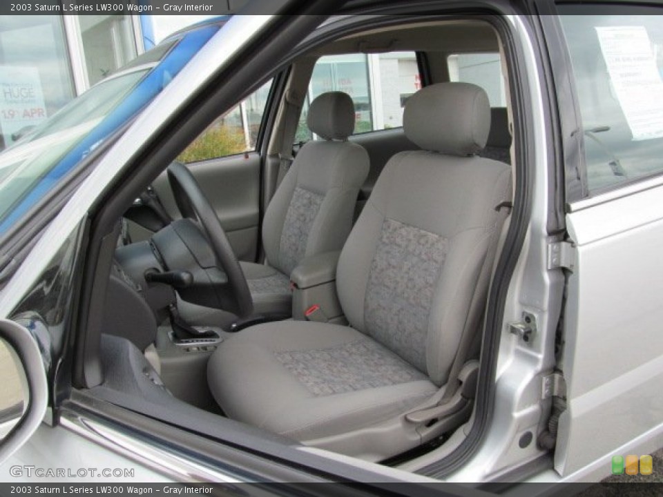 Gray Interior Front Seat for the 2003 Saturn L Series LW300 Wagon #72005116