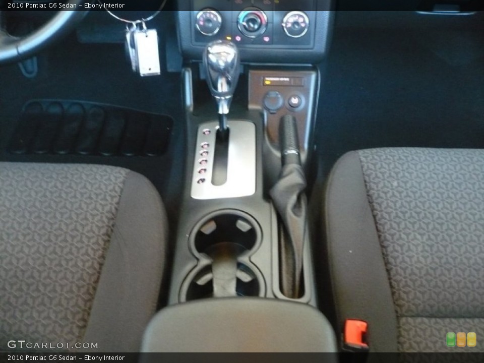 Ebony Interior Transmission for the 2010 Pontiac G6 Sedan #72007031