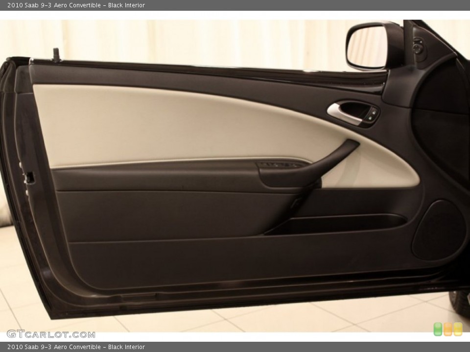Black Interior Door Panel for the 2010 Saab 9-3 Aero Convertible #72009792