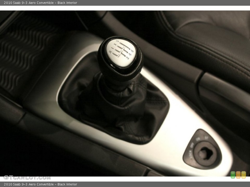 Black Interior Transmission for the 2010 Saab 9-3 Aero Convertible #72010017