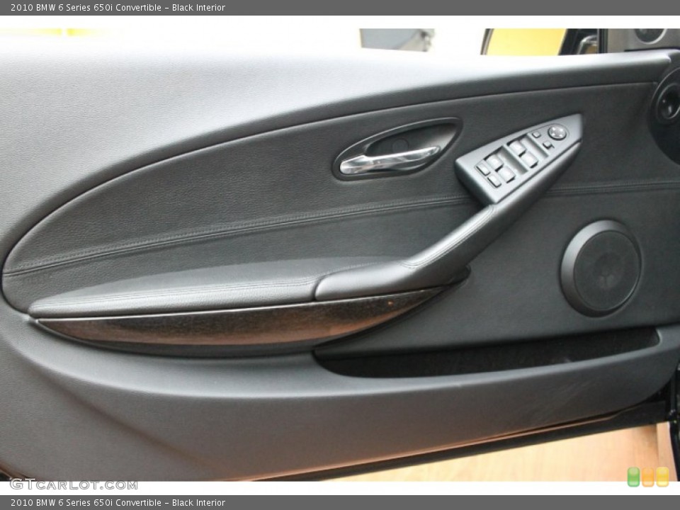 Black Interior Door Panel for the 2010 BMW 6 Series 650i Convertible #72010260