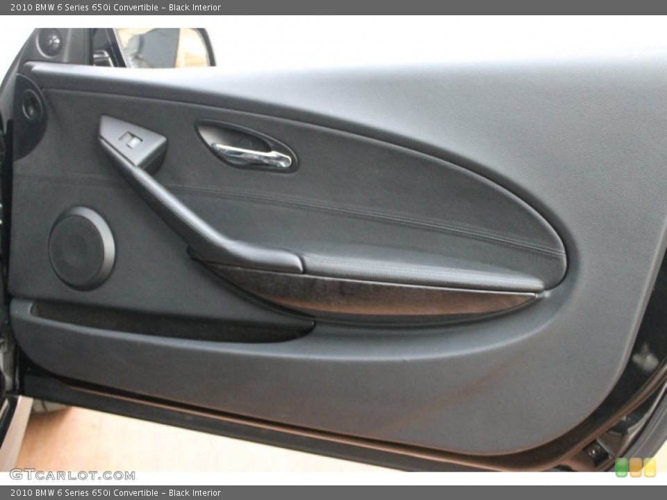 Black Interior Door Panel for the 2010 BMW 6 Series 650i Convertible #72010277