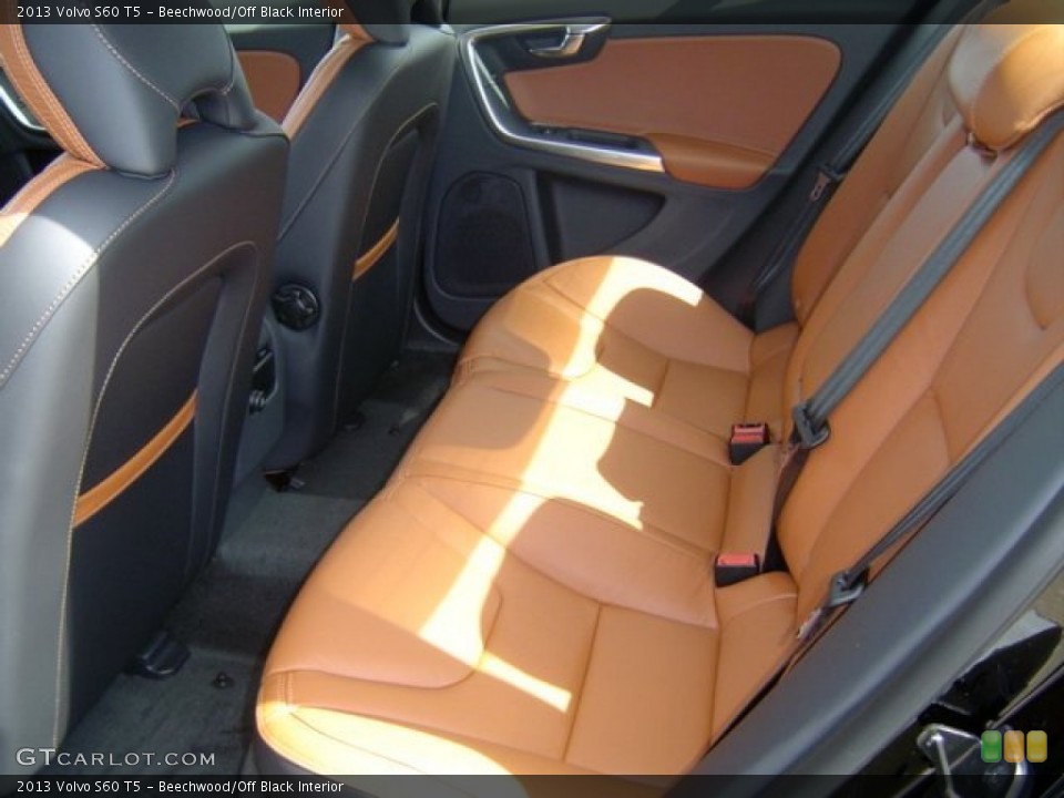Beechwood/Off Black Interior Rear Seat for the 2013 Volvo S60 T5 #72011349