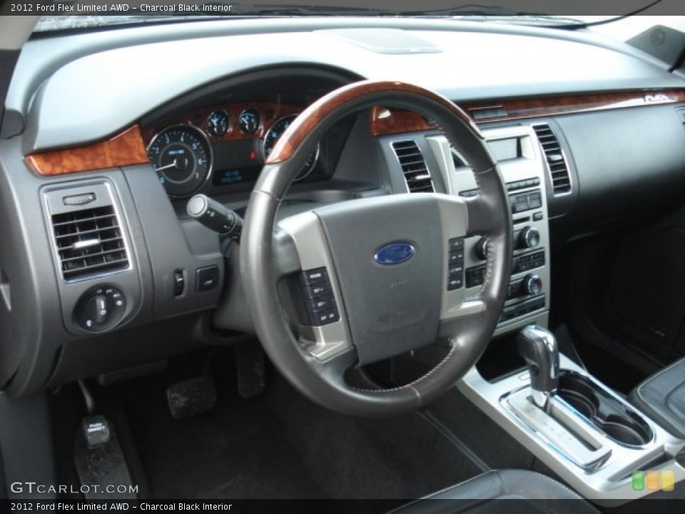 Charcoal Black Interior Photo for the 2012 Ford Flex Limited AWD #72011586