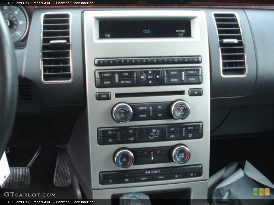 Charcoal Black Interior Controls for the 2012 Ford Flex Limited AWD #72011721