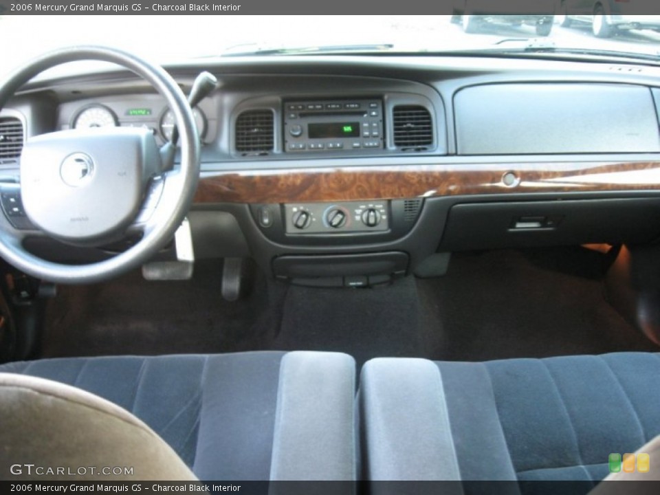 Charcoal Black Interior Dashboard for the 2006 Mercury Grand Marquis GS #72012288