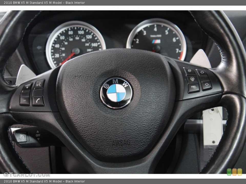 Black Interior Controls for the 2010 BMW X5 M  #72012432