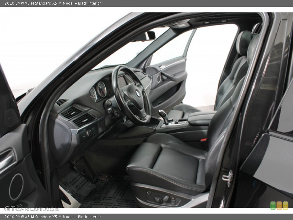 Black Interior Front Seat for the 2010 BMW X5 M  #72012699