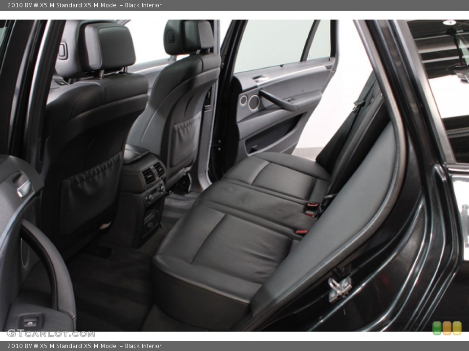 Black Interior Rear Seat for the 2010 BMW X5 M  #72012729