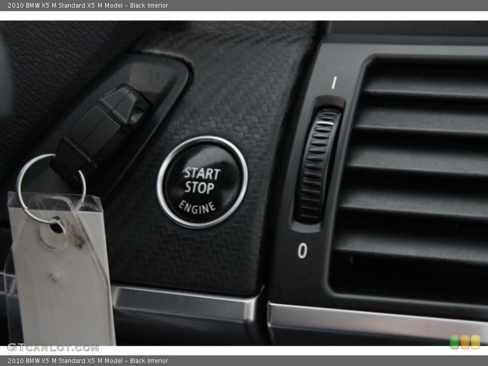 Black Interior Controls for the 2010 BMW X5 M  #72012780