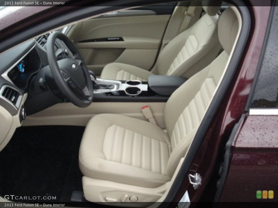 Dune Interior Front Seat for the 2013 Ford Fusion SE #72013806
