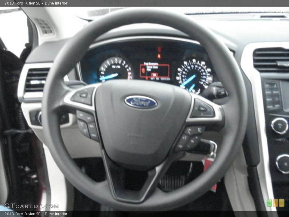 Dune Interior Steering Wheel for the 2013 Ford Fusion SE #72013941