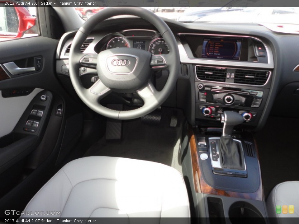Titanium Gray Interior Dashboard for the 2013 Audi A4 2.0T Sedan #72020952