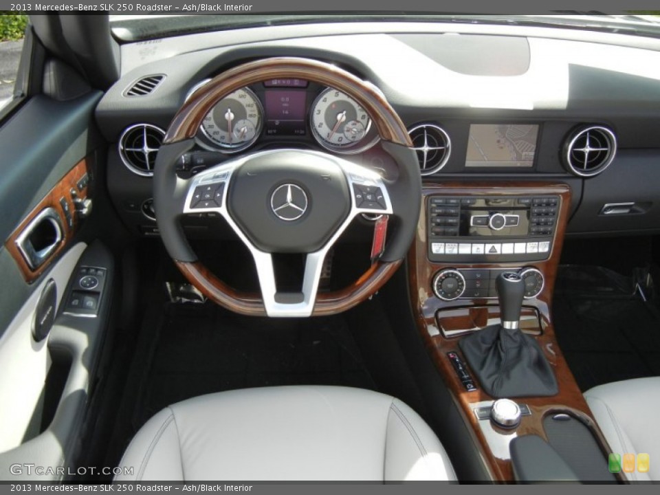 Ash/Black Interior Dashboard for the 2013 Mercedes-Benz SLK 250 Roadster #72021903