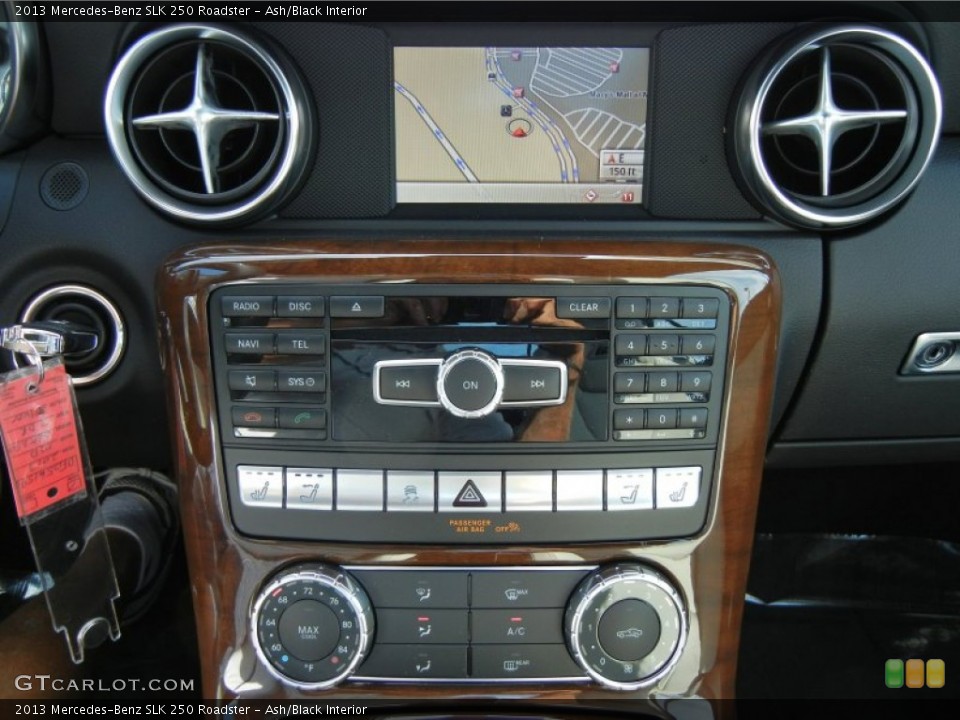 Ash/Black Interior Controls for the 2013 Mercedes-Benz SLK 250 Roadster #72021950