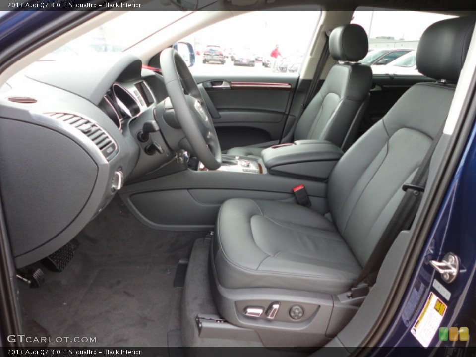 Black Interior Front Seat for the 2013 Audi Q7 3.0 TFSI quattro #72022951