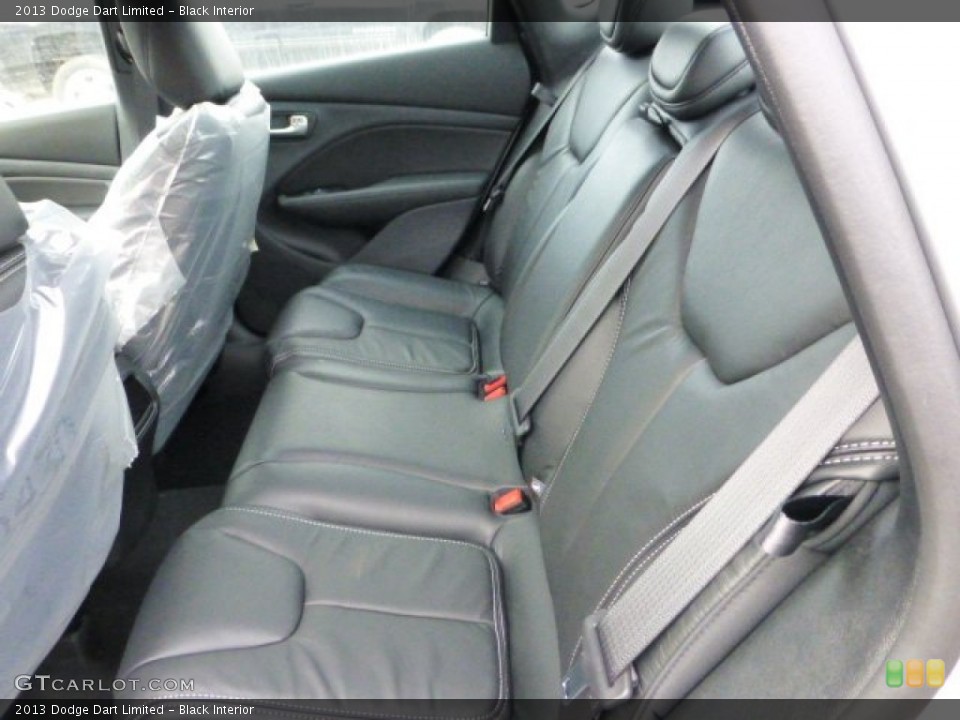 Black Interior Rear Seat for the 2013 Dodge Dart Limited #72023910