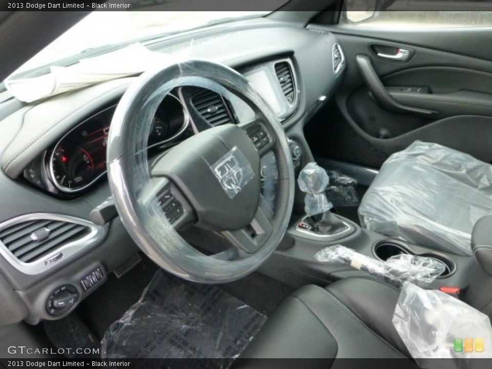 Black Interior Prime Interior for the 2013 Dodge Dart Limited #72023997