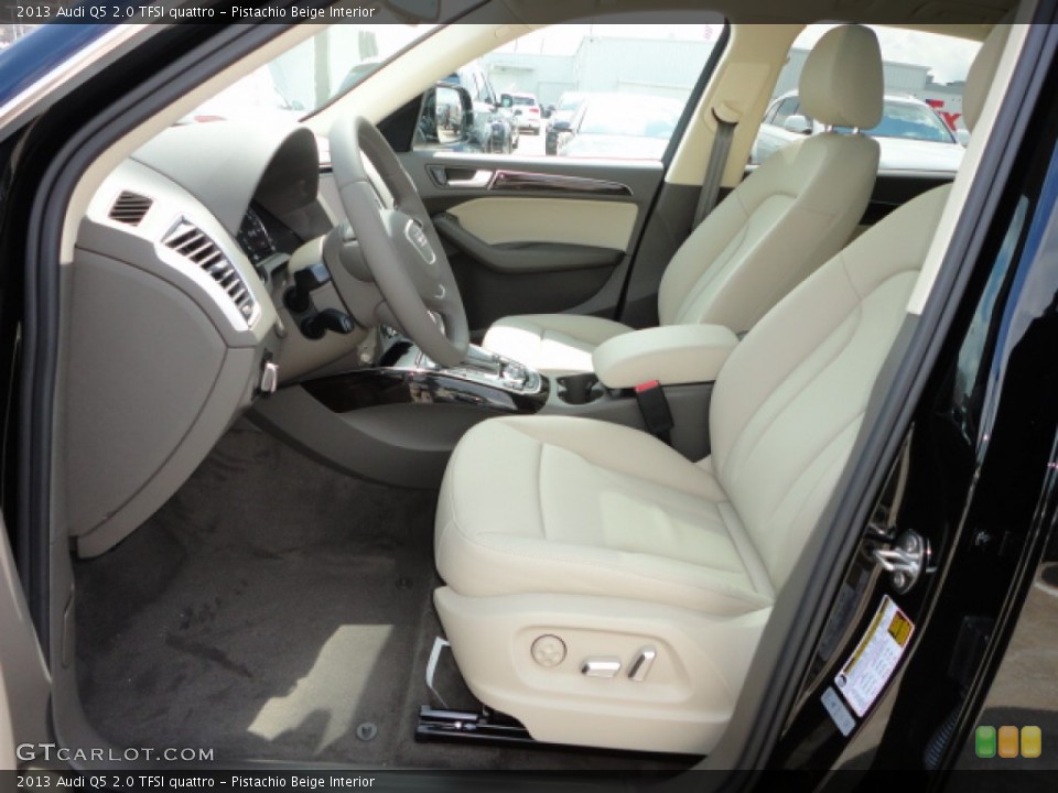 Pistachio Beige Interior Front Seat for the 2013 Audi Q5 2.0 TFSI quattro #72025035