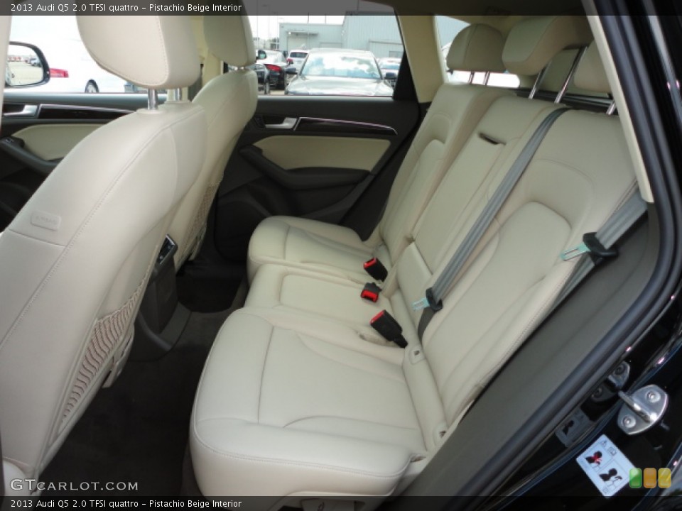 Pistachio Beige Interior Rear Seat for the 2013 Audi Q5 2.0 TFSI quattro #72025084