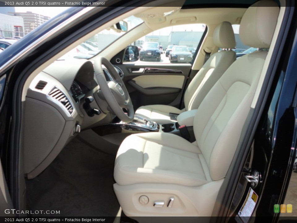 Pistachio Beige Interior Front Seat for the 2013 Audi Q5 2.0 TFSI quattro #72025293