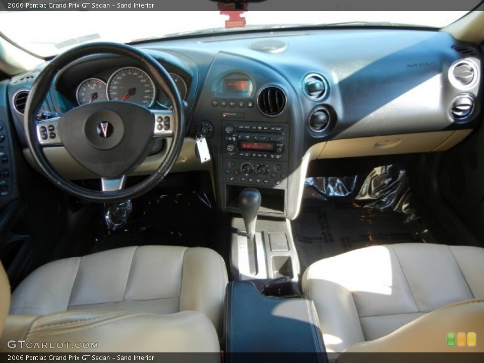 Sand Interior Dashboard for the 2006 Pontiac Grand Prix GT Sedan #72025395