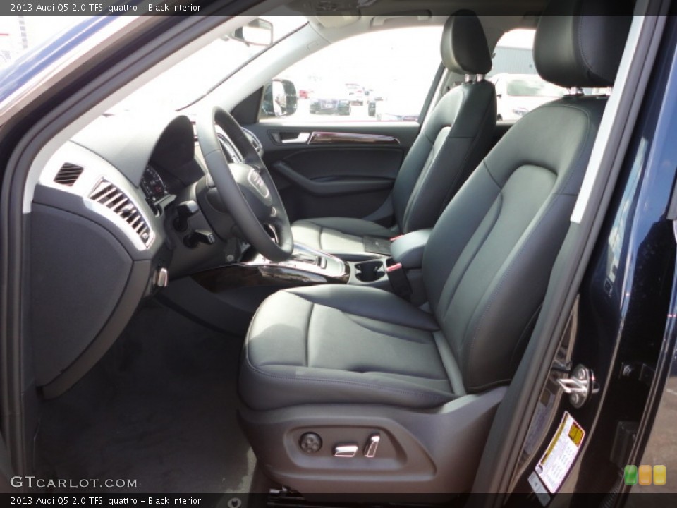 Black Interior Front Seat for the 2013 Audi Q5 2.0 TFSI quattro #72025560
