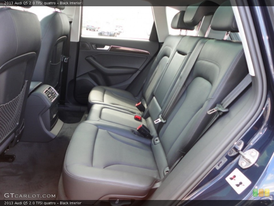 Black Interior Rear Seat for the 2013 Audi Q5 2.0 TFSI quattro #72025614