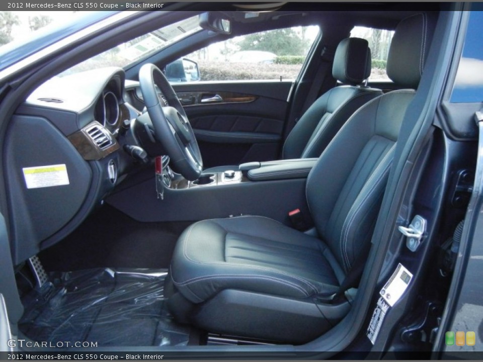 Black Interior Photo for the 2012 Mercedes-Benz CLS 550 Coupe #72025623