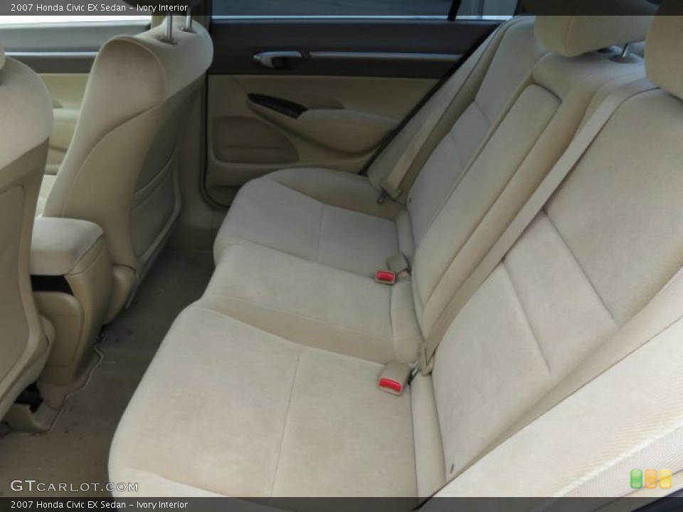 Ivory Interior Photo for the 2007 Honda Civic EX Sedan #72030276