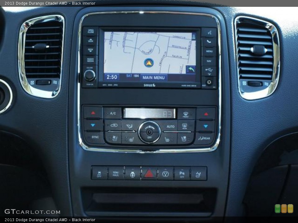 Black Interior Controls for the 2013 Dodge Durango Citadel AWD #72030291