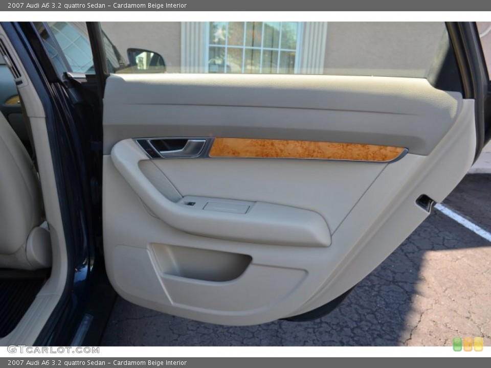 Cardamom Beige Interior Door Panel for the 2007 Audi A6 3.2 quattro Sedan #72030602